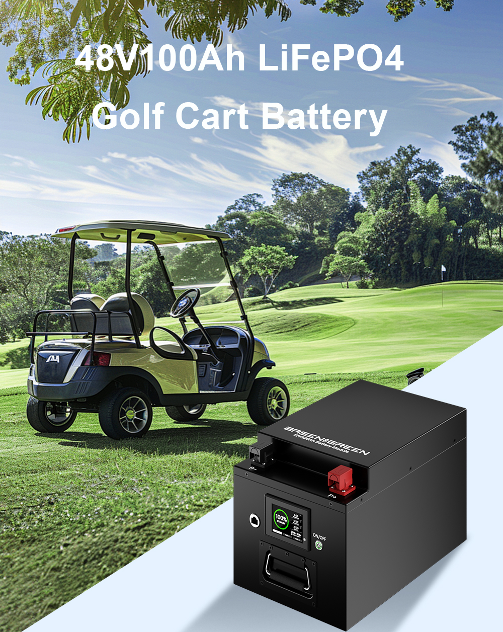 Boost Your Golf Cart's Performance with LiFePO4 Batteries
