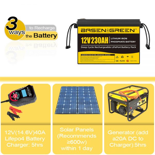 Batterie au lithium-fer Basengreen 24V 100ah LiFePO4 Max 5000 Temps de  cycle - PISCINE