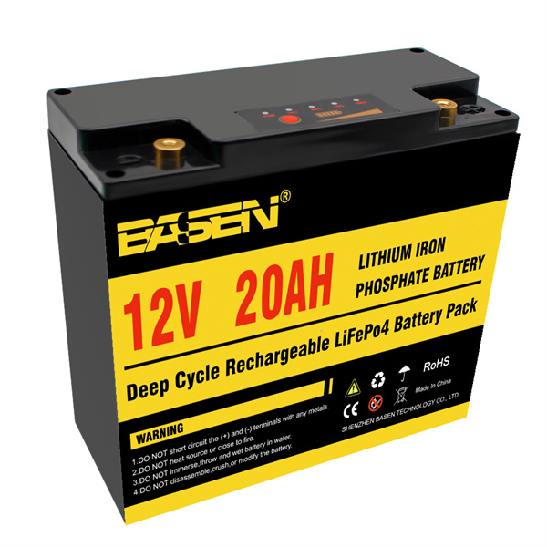 Basen 12V 20ah LiFePO4 Battery Pack
