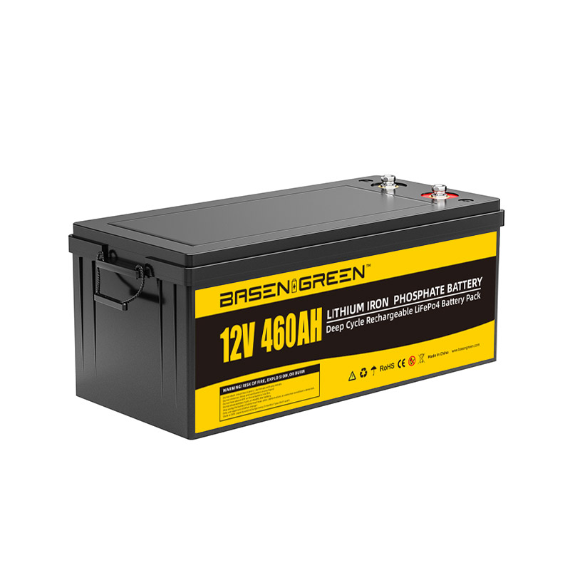 Basen 12V 460ah 电池 LiFePO4 包高容量深循环家用存储能源系统