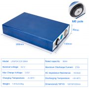 Basen 3.2v 90ah Lifepo4 Rechargeable Lithium Ion Battery For Solar Energy Storage