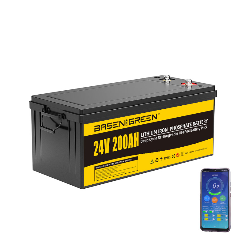 24V 200AH lifepo4 lithium-Batterie mit BMS für Elektrische fahrrad