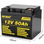 Paquete de batería Basen 12V 50ah LiFePO4